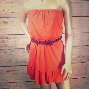 Charlotte Russe Women’s Sz M Strapless Top w/Belt